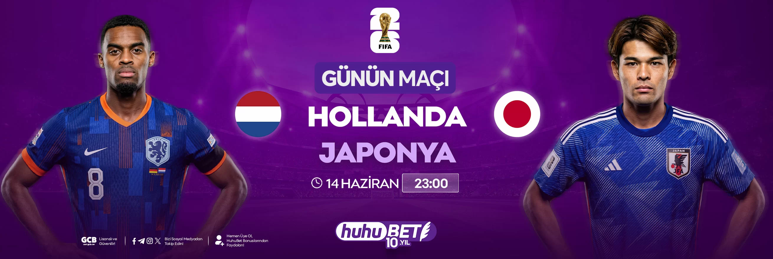 Hollanda &ndash; Japonya 2026 D&uuml;nya Kupası Grup F ma&ccedil; sonucu g&ouml;rseli