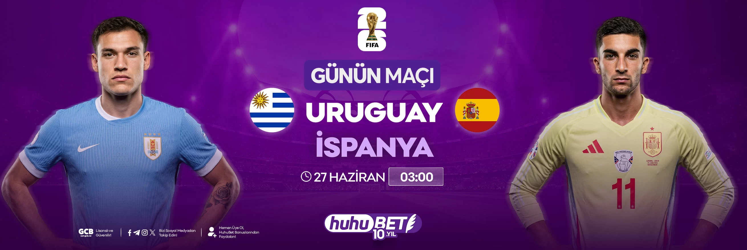 Uruguay – İspanya 2026 Dünya Kupası Grup H maç sonucu görseli
